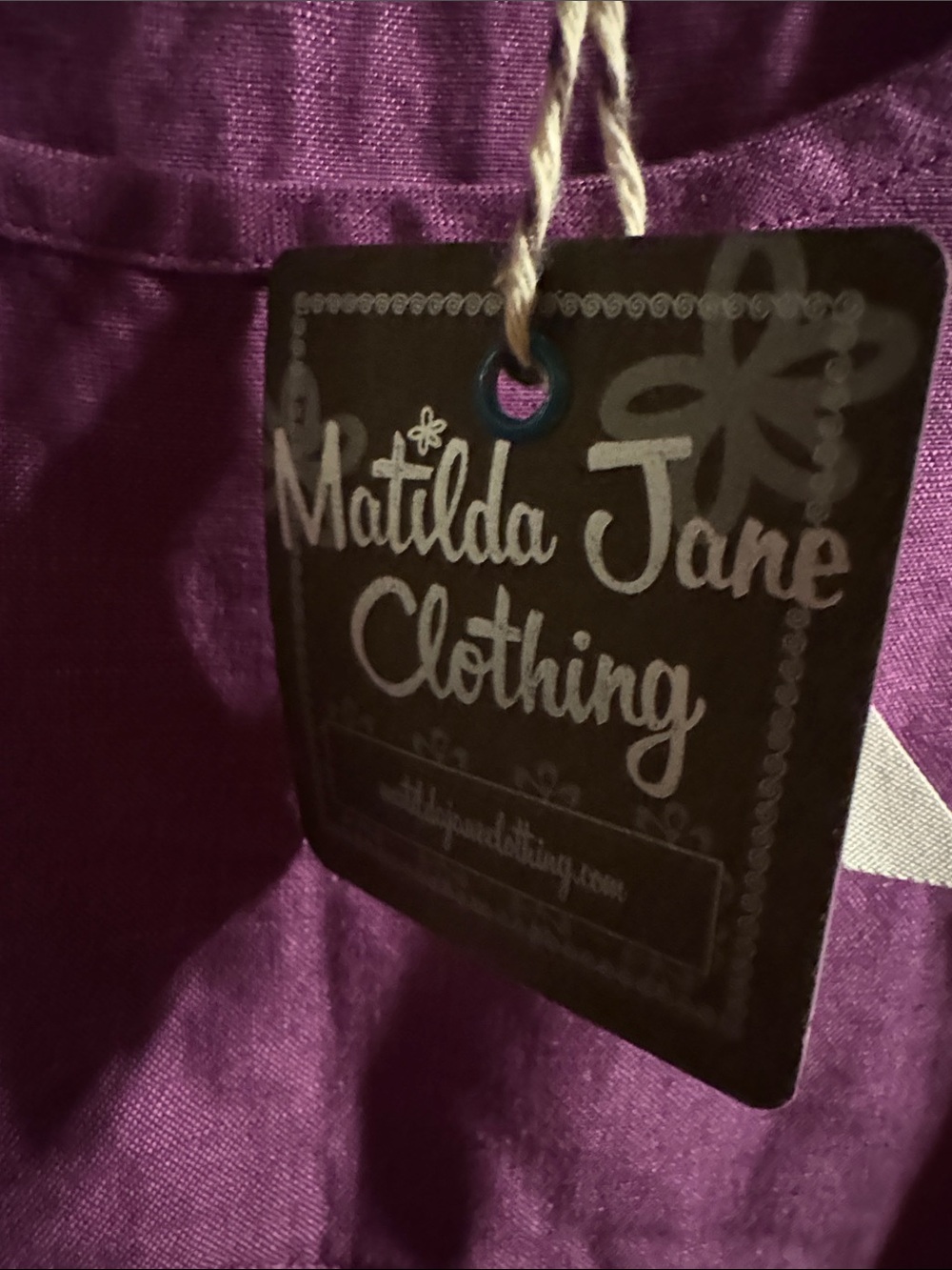 NWT MATILDA JANE Women's Ekaterina Grape Purple Dress, XL, Wonderful Parade - Picture 3 of 13